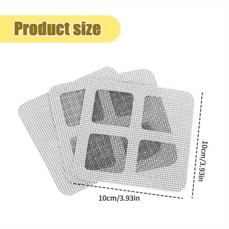 MaruHub 10-Pack Disposable Drain Hair Catcher Stickers - Self-Adhesive Mesh Sink Strainers for Shower, Bathtub, Kitchen & Laundry - Anti-Clog, Insect Protection, Pet & Human Hair Stopper Filters - Image 5