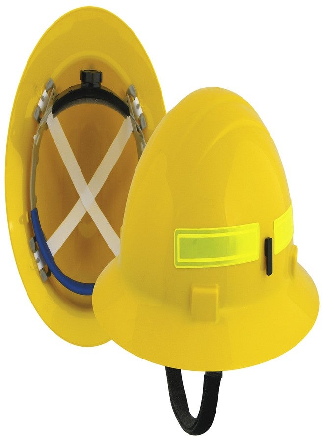 Delta Plus ERB 19752 Americana Wildlands Full Brim Hard Hat with Mega Ratchet, Yellow