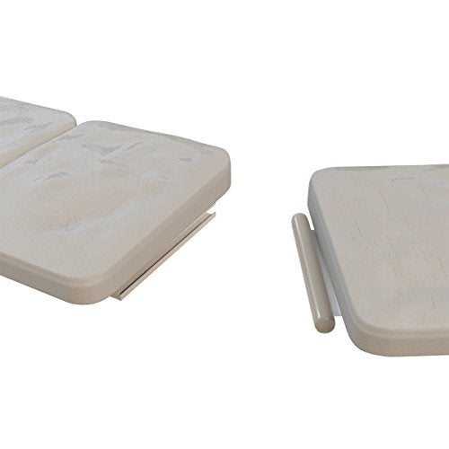 Pure Garden Garden Edging - 10-Piece Outdoor Decorative Flower Bed Border Set for Landscaping - 8-Foot Interlocking Stone Trim with Stakes by Pure Garden (Putty) - Image 3