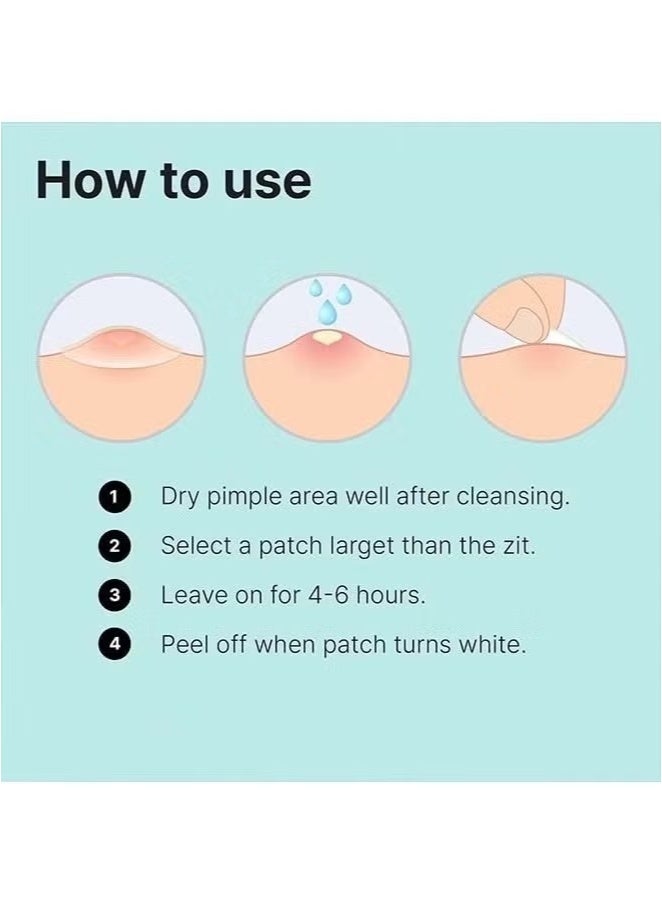 ATRJSZ 120 Count Pimple Patch, Acne Pimple Patch Absorbing Hydrocolloid Original 3 Size Patches for Blemishes and Zits Cover, Spot Stickers for Face and Body (120 Count (Pack of 5))  - Image 4