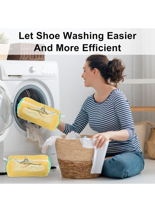 Reusable Shoe Laundry Bag for Washer and Dryer – Protect Sneakers, Tennis Shoes, and Delicate Footwear During Washing – Shoe Cleaning and Unstain Kit, 1-Piece Durable Laundry Bag - Image 2