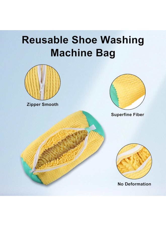 Reusable Shoe Laundry Bag for Washer and Dryer – Protect Sneakers, Tennis Shoes, and Delicate Footwear During Washing – Shoe Cleaning and Unstain Kit, 1-Piece Durable Laundry Bag - Image 4