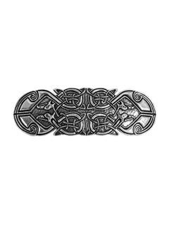 Oberon Design Celtic Peacock Hair Clip, Hand Crafted Metal Barrette Made in the USA with a Medium 70mm by Oberon Design  - Image 1