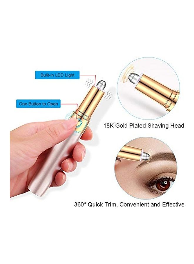 NIBEMINENT Multifunctional Facial Hair Trimmer Set Rose Gold/Gold - Image 5