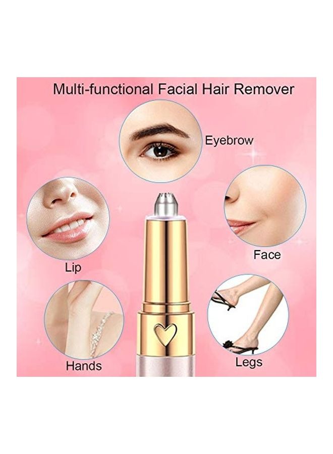 NIBEMINENT Multifunctional Facial Hair Trimmer Set Rose Gold/Gold - Image 3