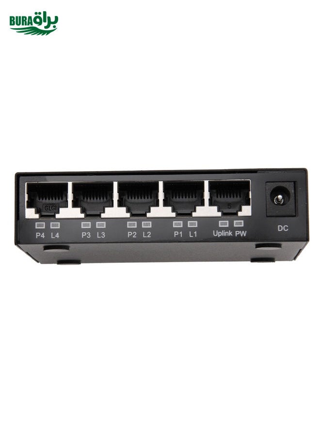 5 Ports 10/100Mbps POE Switch IEEE802.3af Power Over Ethernet Network Switch for IP Camera VoIP Phone AP Devices