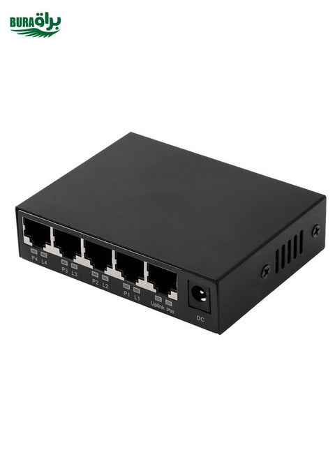 5 Ports 10/100Mbps POE Switch IEEE802.3af Power Over Ethernet Network Switch for IP Camera VoIP Phone AP Devices