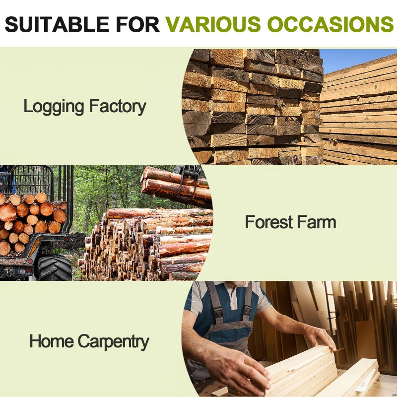 Zihvfzu Vertical Portable Chainsaw Wood Cutting Tool, Lumber Cutting Guide for Cutting Wooden Boards and Wood in Sawmill Factories - Image 5