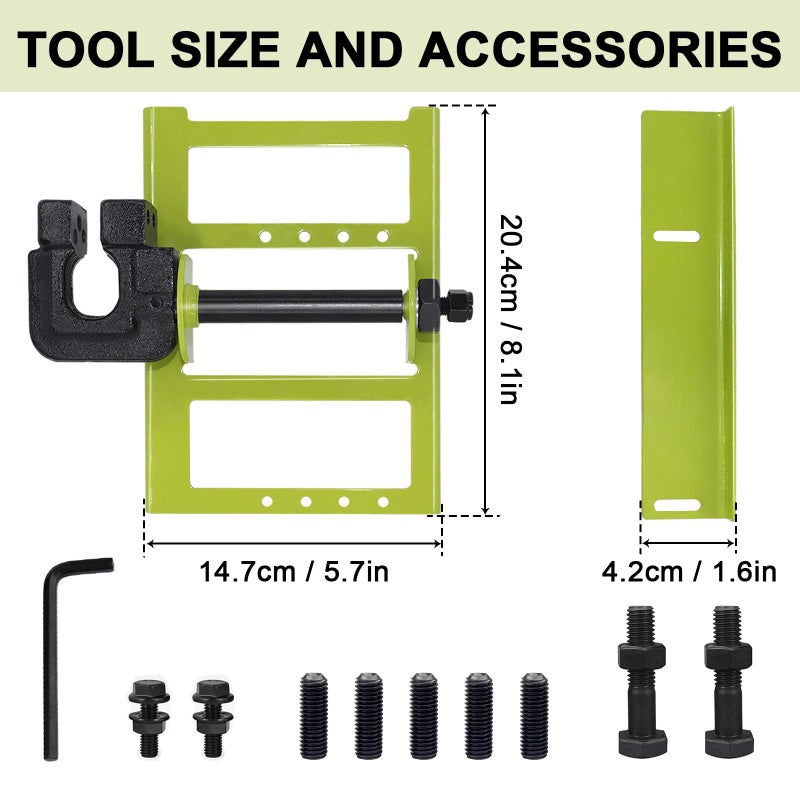 Zihvfzu Vertical Portable Chainsaw Wood Cutting Tool, Lumber Cutting Guide for Cutting Wooden Boards and Wood in Sawmill Factories - Image 2