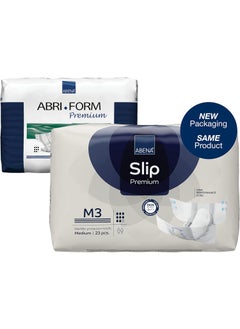 Abena Slip Premium Incontinence Briefs, Level 3, (Medium to Large Sizes), Medium, 92 Count