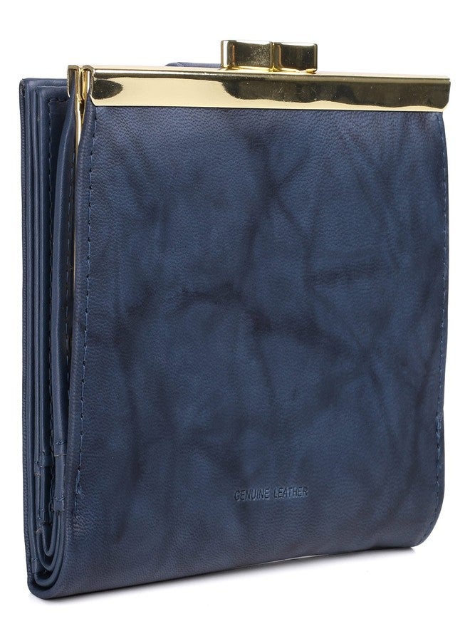 Buxton Heiress Double Cardextm Wallet (Navy-Blue) - Image 3