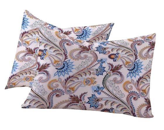 RD TREND 210 TC Premium Glace Cotton Assorted King Size Printed Floral Design Pillow Cover -18"X28" Inches,(Pack of 8) of Any 16 Pieces Color Multi-1 - Image 3