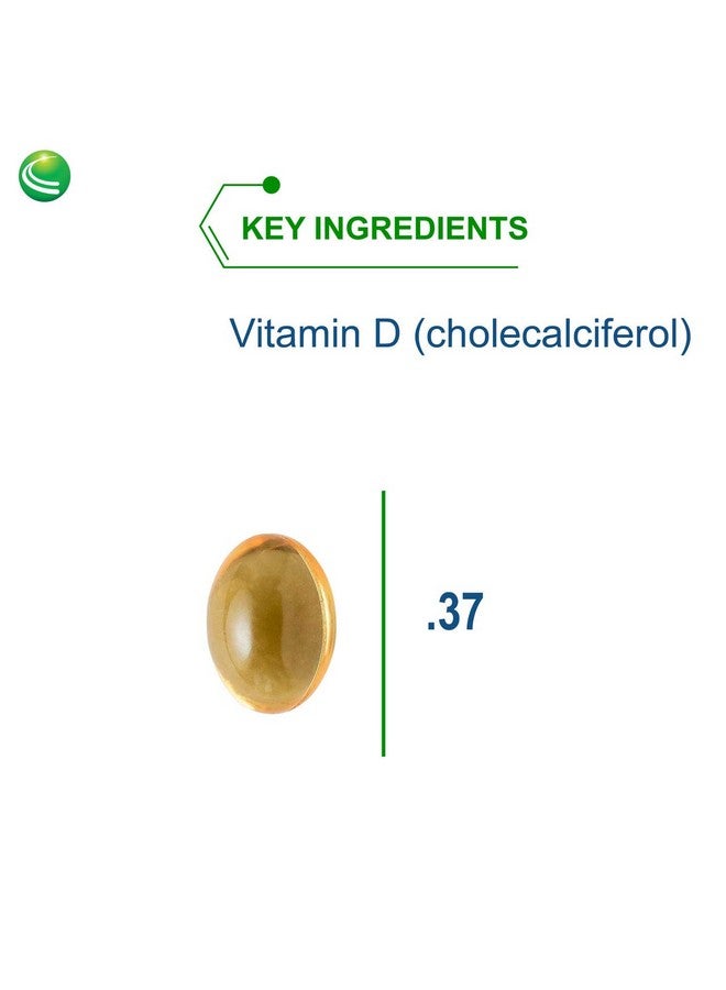 Nutra Biogenesis Vitamin D 5000 - Vitamin D3 5000 IU Softgel Capsules for Men and Women, VIT D Supplement for Immune Support, Healthy Teeth & Bone Health - 90 Softgels - Image 3