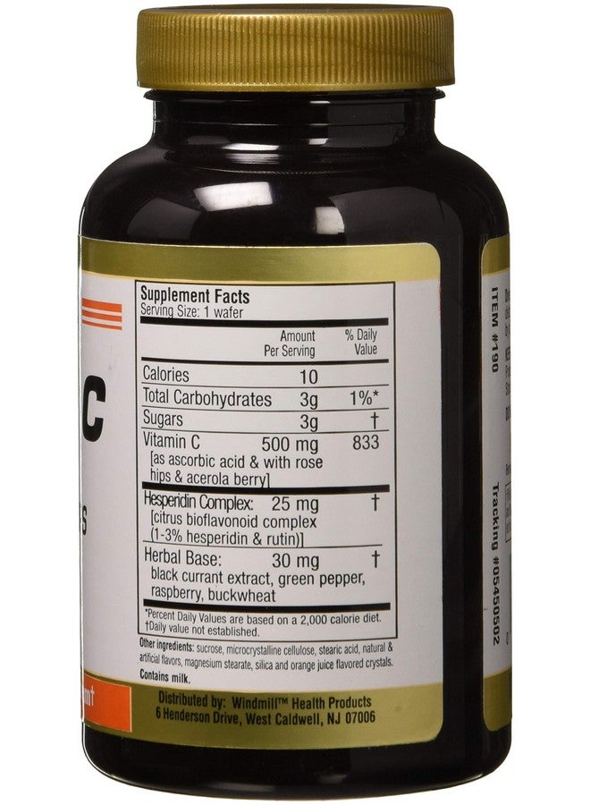 WINDMILL Vitamin C 500 Mg Dietary Supplement Chewable Wafers With Acerola 5 - Image 3