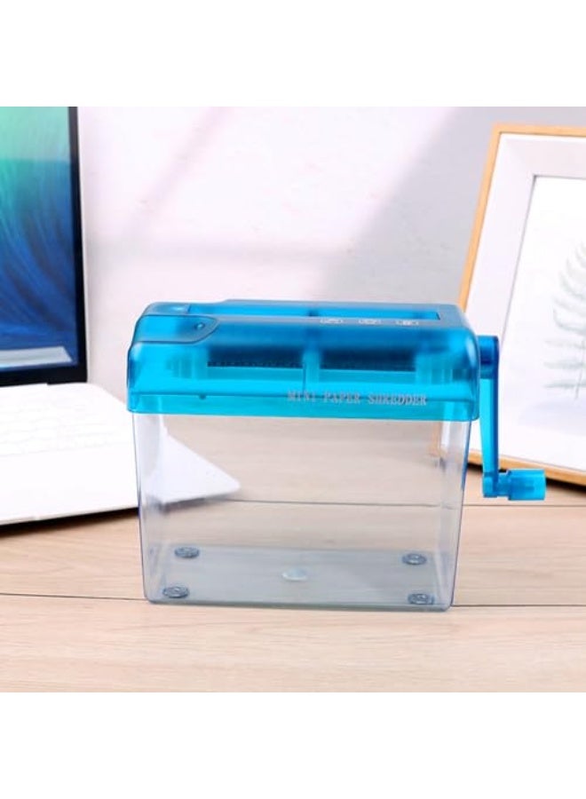 Manual Shredder Strip Cut Shredding Machine Desktop Paper Cutting Tool for Office School Home Use - Image 4