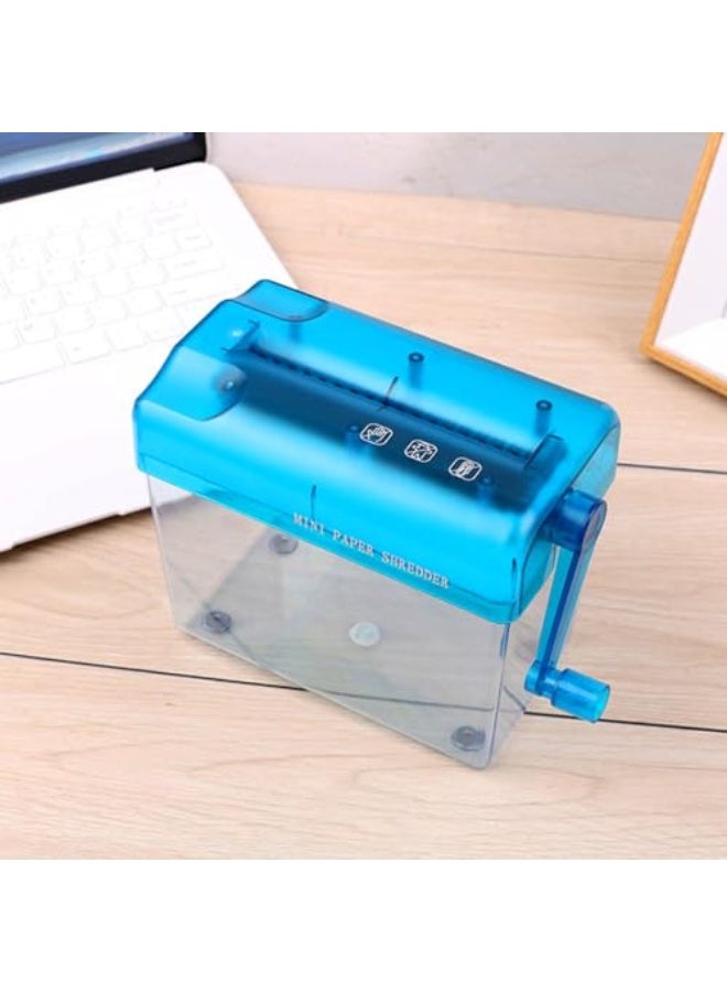 Manual Shredder Strip Cut Shredding Machine Desktop Paper Cutting Tool for Office School Home Use - Image 3