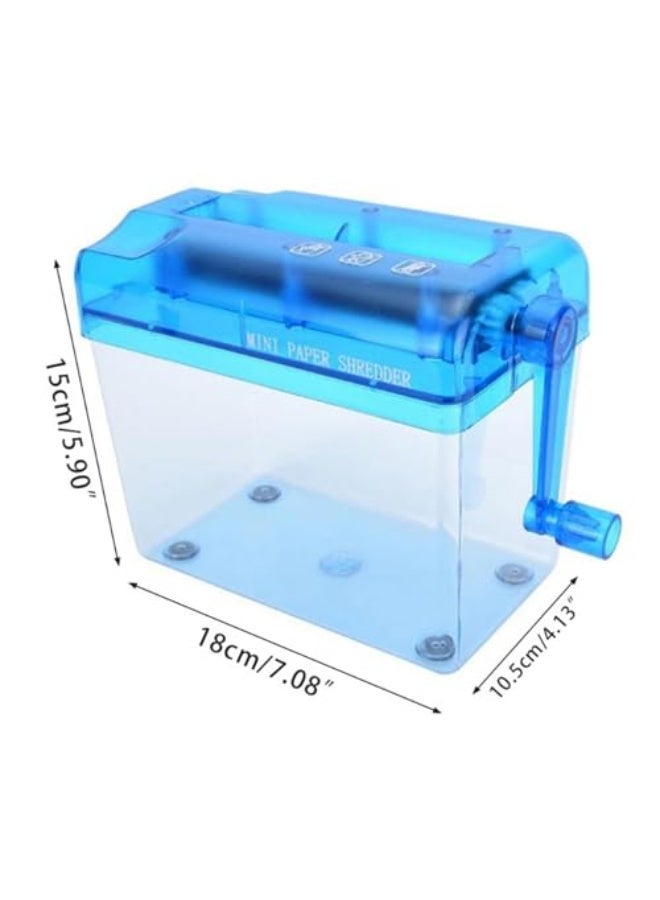 Manual Shredder Strip Cut Shredding Machine Desktop Paper Cutting Tool for Office School Home Use - Image 5