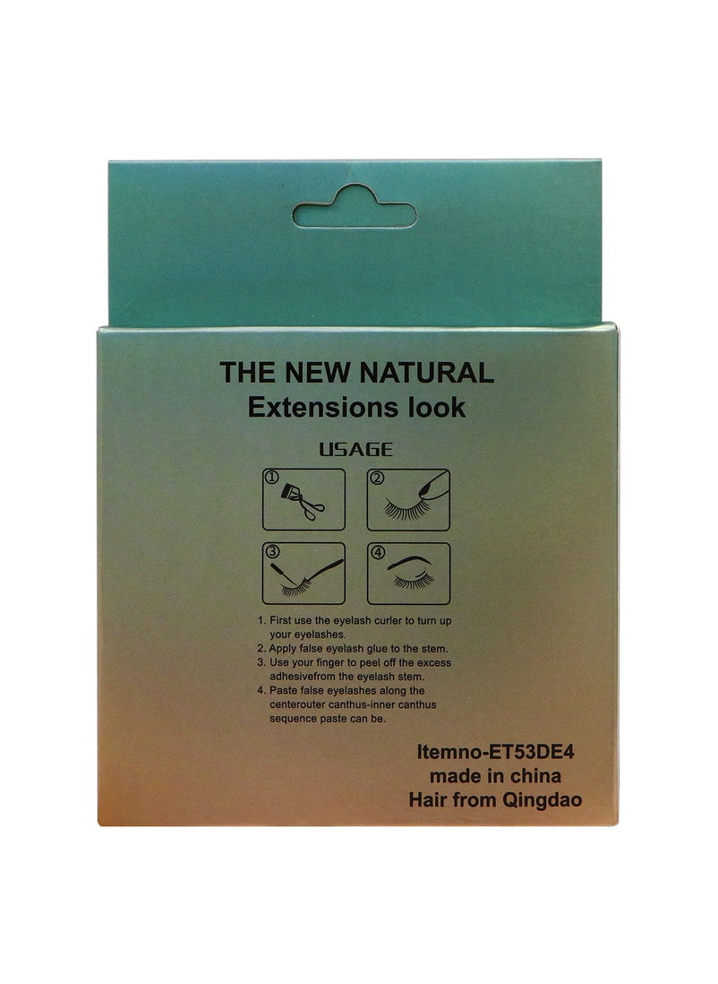 Everytime53 Everytime53 Women's 4 Pair Natural Look Eye Lashes - F06  - Image 3