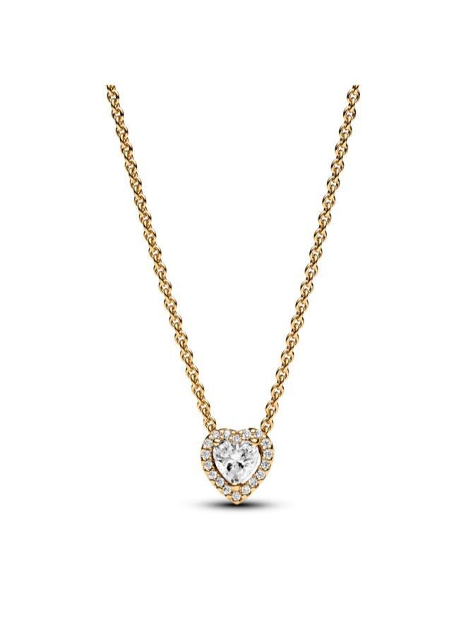 PANDORA Sparkling Heart Collier Necklace - Image 1