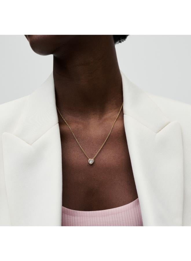 PANDORA Sparkling Heart Collier Necklace - Image 4