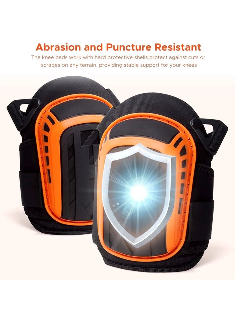 AROAQ 1 Pair Floor Work Knee Pads for Men Women Construction Knee Pads Heavy Duty Comfortable Knee Pads - Image 2