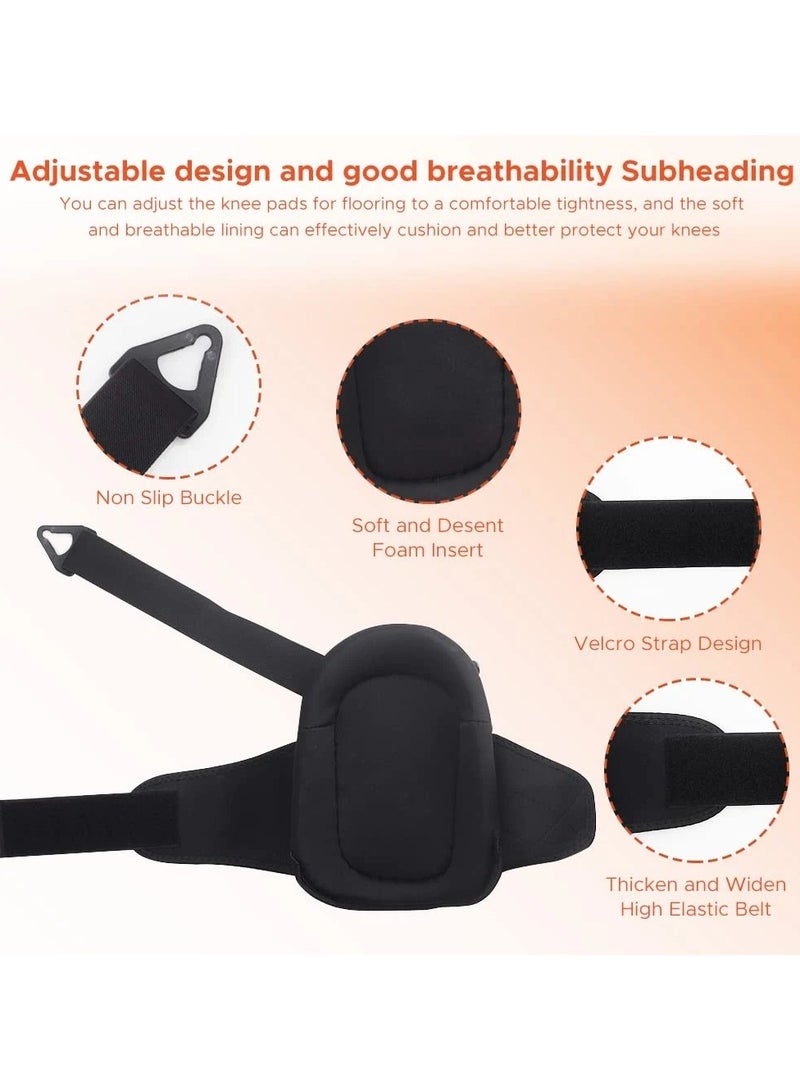 AROAQ 1 Pair Floor Work Knee Pads for Men Women Construction Knee Pads Heavy Duty Comfortable Knee Pads - Image 5