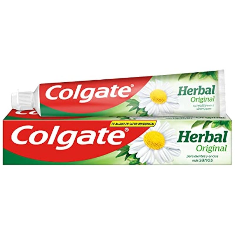 Colgate Herbal Original Toothpaste, 75 ml, Toothpaste Made with Some of Nature's Best Herbs, Helps Keep Teeth Strong and Gums Healthy, Fresh Eucalyptus Flavor - Image 1