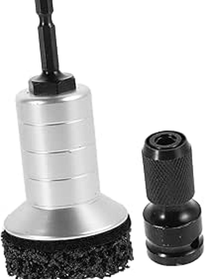 Rust Removal Tool Wheel Rim Brush Hub Grinder Kit Polishing Pad Set - Image 1
