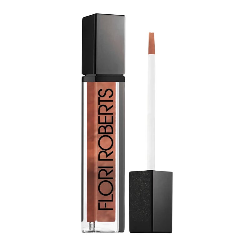 Flori Roberts Flori Roberts Mineral Base Lip Shine Vibrant Lip Gloss Makeup for Women of Color or Deeper Skin Tones NonSticky Long Wear High Shine Finish 