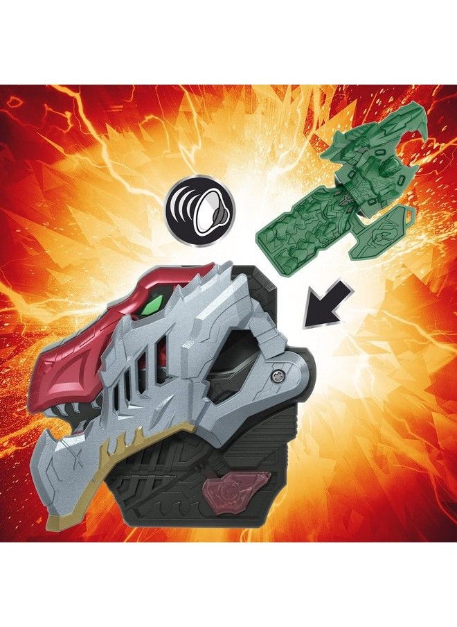POWER RANGERS - Dino Fury Pink Ankylo Hammer And Green Tiger Claw Zord Toys For Kids Ages 4 And Up Zord Link Mixandmatch Custom Build System - Image 1