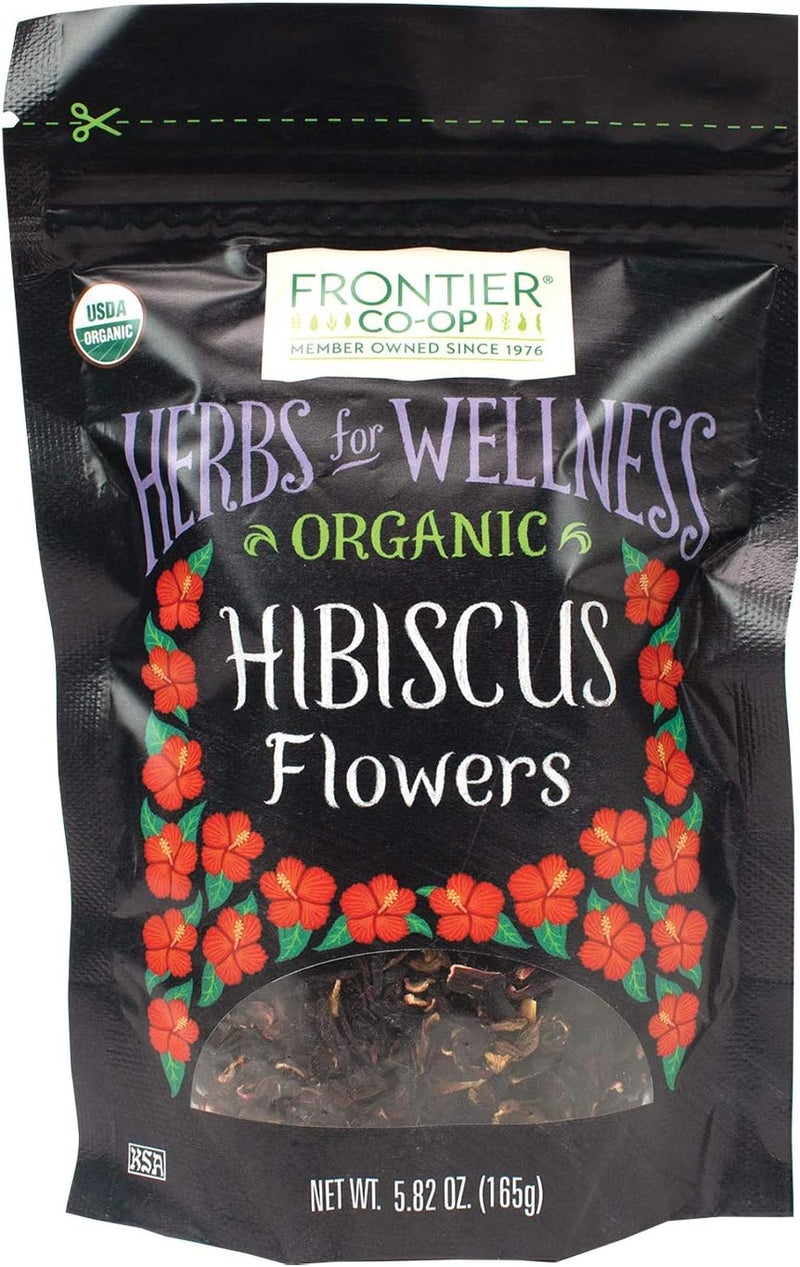 Frontier Co-op Organic Cut & Sifted Hibiscus Flowers - 5.82oz - Image 1