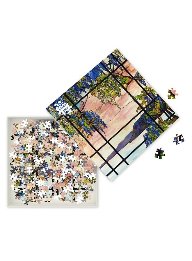 Adult Jigsaw Puzzle Tiffany Studios: View of Oyster Bay (500 pieces): 500-piece Jigsaw Puzzles  - Image 1