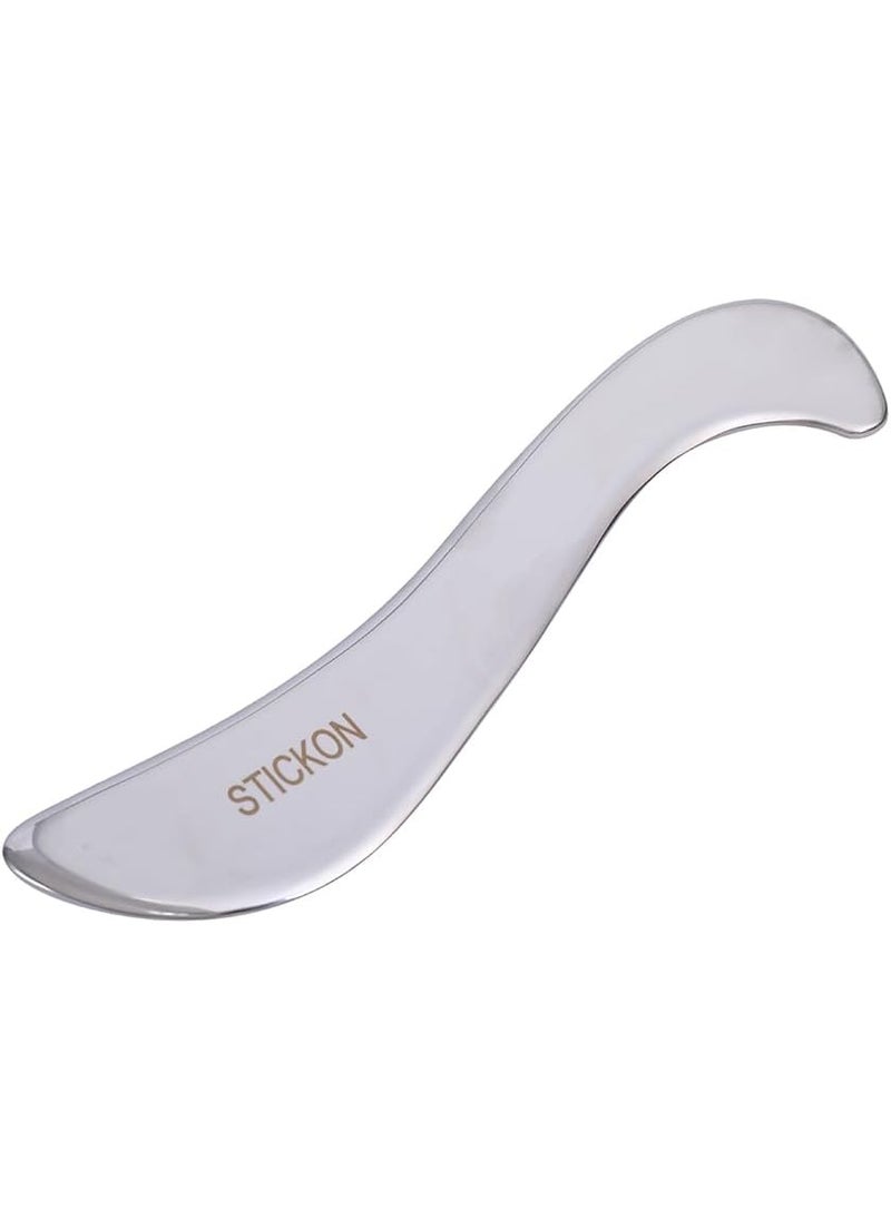 STICKON STICKON Gua Sha Massage Tool 2 in 1 Stainless Steel GuaSha Scraping Massage IASTM Tools Great Soft Tissue Mobilization ToolSTICKON49  - Image 4