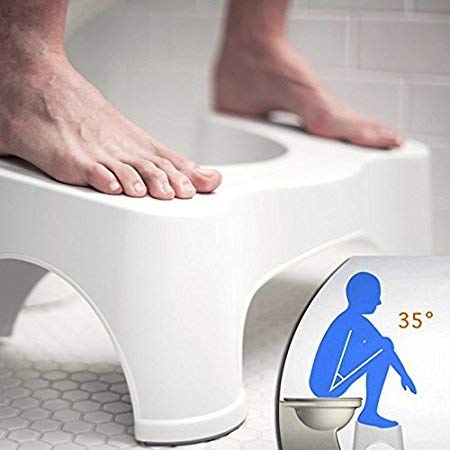 Facile Facile Squat Stool with Special Acupressure Points (White)  - Image 2