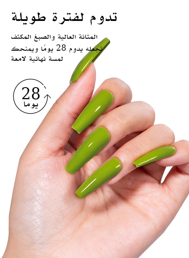 ماي تشاو جل طلاء الأظافر- لون اخضر فستقي غامق 15 مل*١– سهلة الاستخدام في المنزل و يوضع مع استخدام الاشعة الفوق بنفسجية. - Image 5