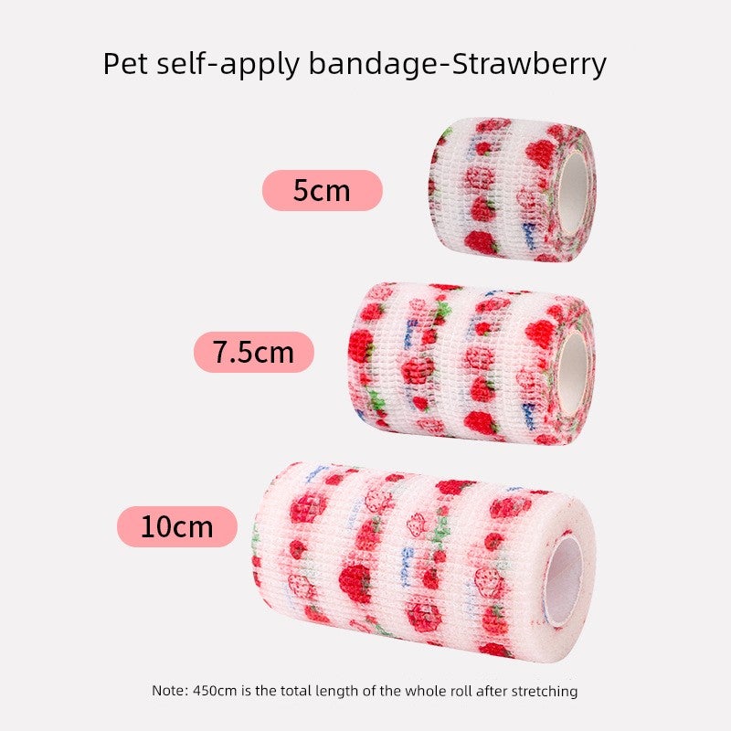 Pet puppies, dog outings, anti-dirt artifact, leg binding tape, self-adhesive bandage, walking dog, foot wrapping, protective bandage, cloth - Image 5