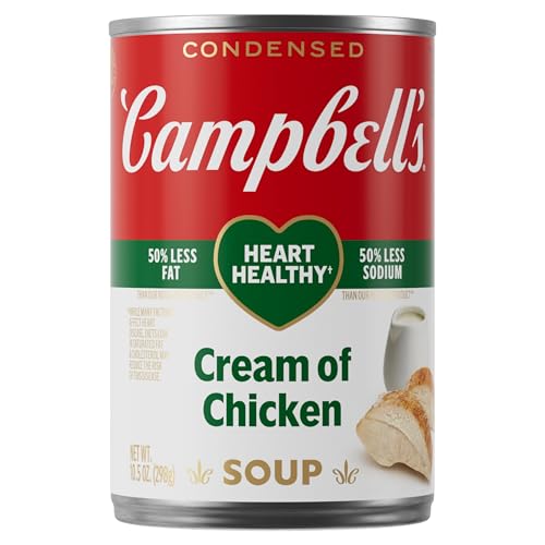 Campbell's Condensed Heart Healthy Cream of Chicken Soup, 10.5 oz Can - Image 1