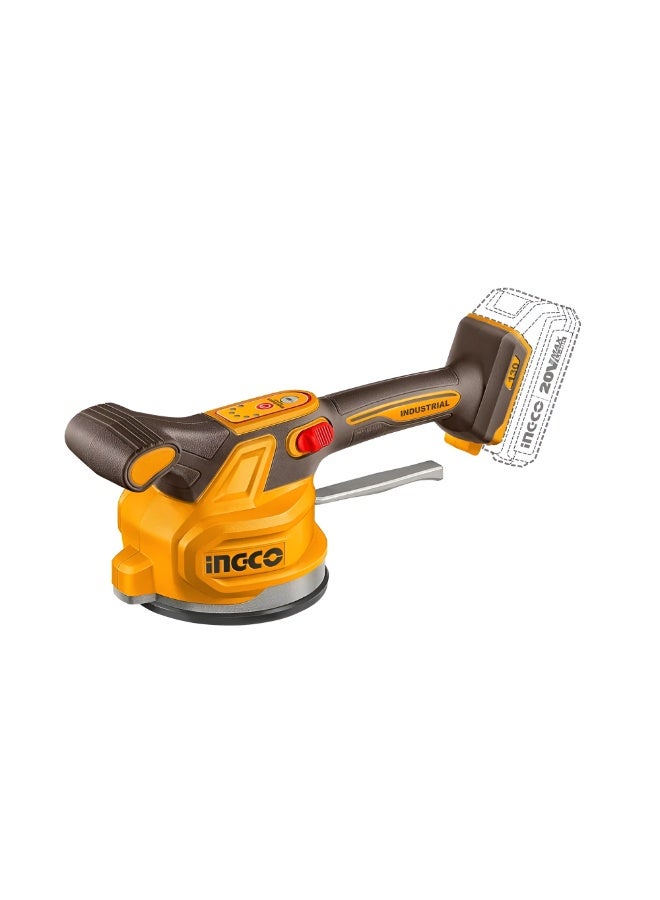 INGCO Cordless Tile Vibration Machine CTVLI20018 – Lithium Battery Tile Vibrator, Tile Leveling Tool, Strong Suction Cup, Adjustable Vibration, Professional Tiling Tool - Image 1