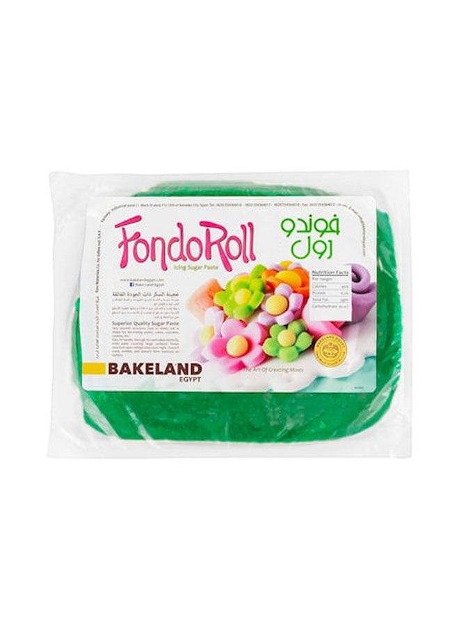 Bakeland Fondo Roll Sugar Paste Leaf Green 500 grams 
