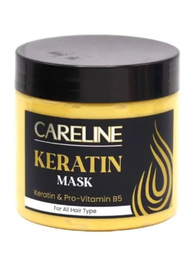 Careline Keratin & Pro-Vitamin B5 Hair Mask - 2 x 500ml - Image 2