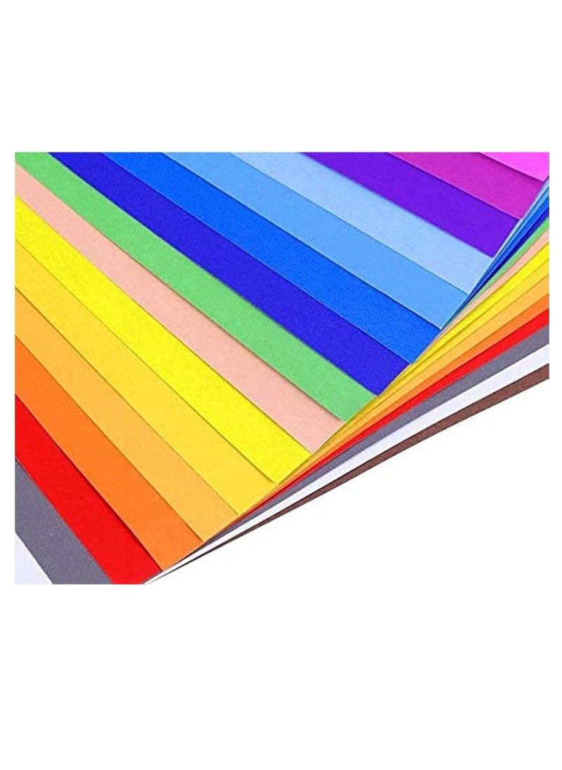 20-Sheets A3 Big and Thick Craft paper for Drawing Painting Art Multicolor