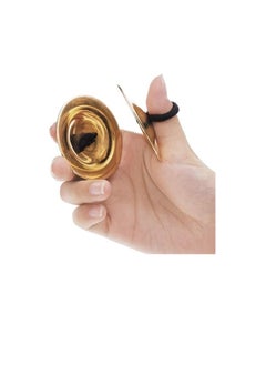 Generic Belly Dancing Gold Finger Cymbals Musical Instrument  - Image 1
