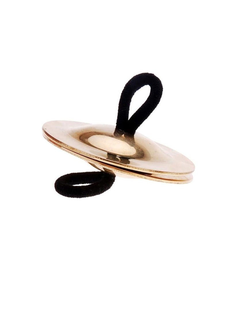 Belly Dancing Gold Finger Cymbals Musical Instrument - Image 3