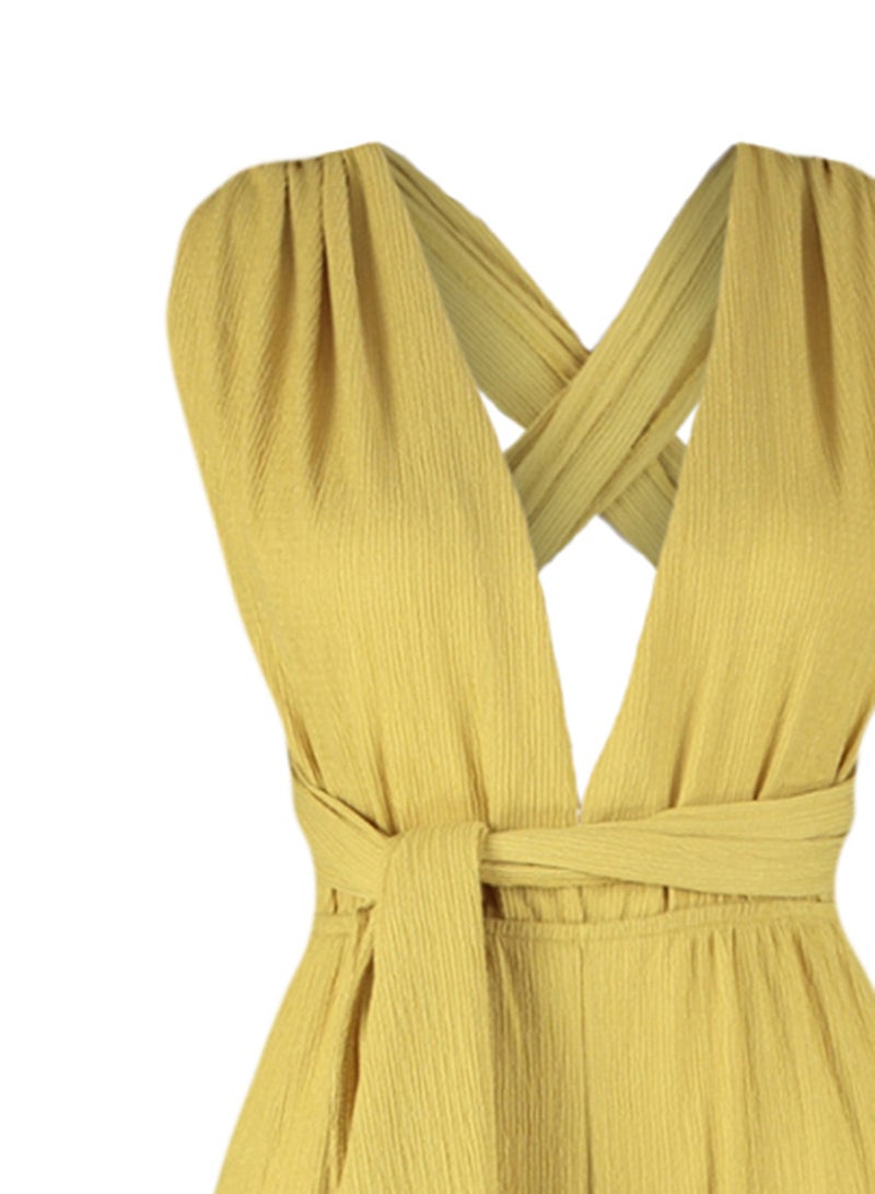trendyol Woven Slit Maxi Beach Jumpsuit Tbess23Tu00010 - Image 5