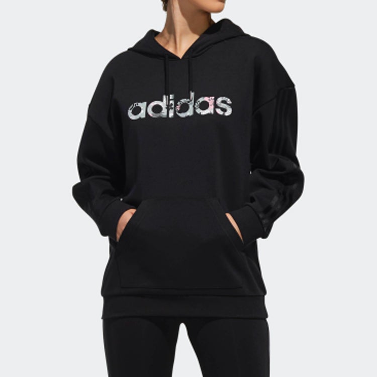 Adidas (WMNS) adidas neo Casual Sports Pullover Black - Image 2