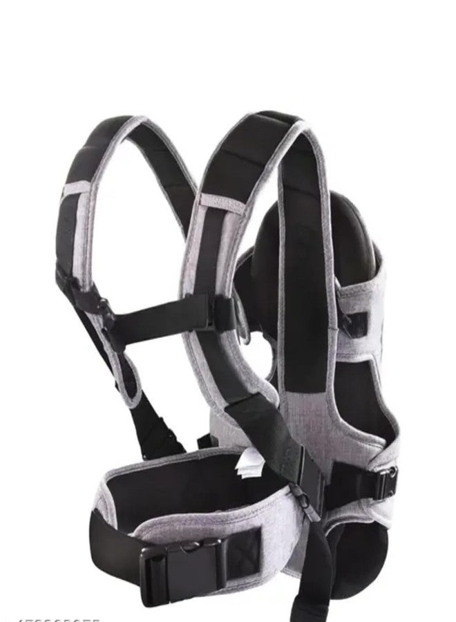 Miracle Moms 3-in-1 Ergonomic Baby Carrier - Multifunctional, Breathable & Adjustable for Newborns to Toddlers (for 0-24 Months) Soft, Durable & Designed for Parent & Baby Comfortable (Grey) - Image 5