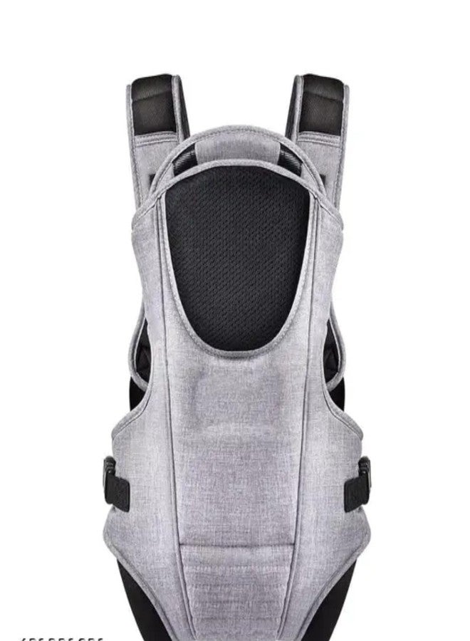 Miracle Moms 3-in-1 Ergonomic Baby Carrier - Multifunctional, Breathable & Adjustable for Newborns to Toddlers (for 0-24 Months) Soft, Durable & Designed for Parent & Baby Comfortable (Grey) - Image 3