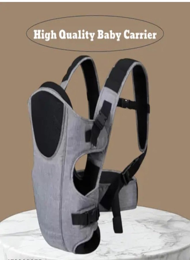 Miracle Moms 3-in-1 Ergonomic Baby Carrier - Multifunctional, Breathable & Adjustable for Newborns to Toddlers (for 0-24 Months) Soft, Durable & Designed for Parent & Baby Comfortable (Grey) - Image 2