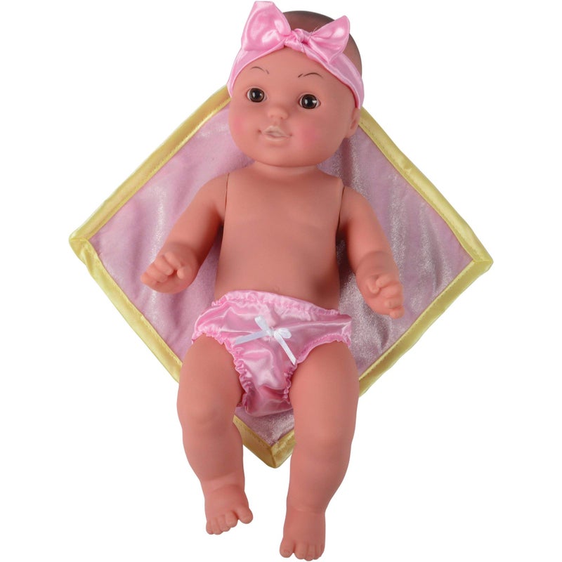 U.S. Toy 12" Baby Tender Touch Doll- Latino with a Blankie - Image 2