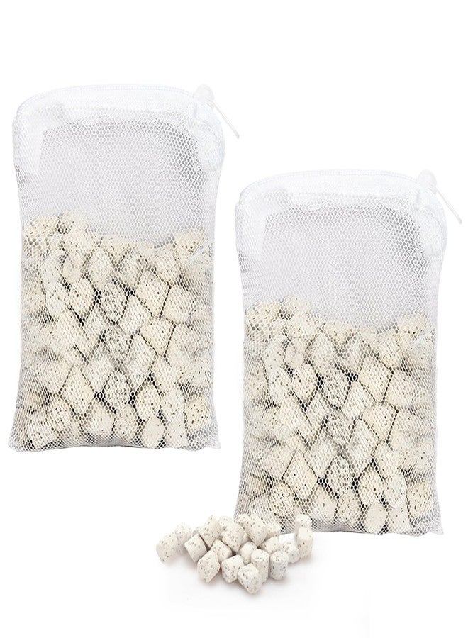 LEWEREST Biological Filter Media for Aquaclear 50, Aquarium Filter Replacement Media Bio Material Remover Inserts with Mesh Bags for Fish Tank and Filters - 160g - Image 1